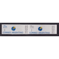 ARGENTINA 1996 GJ 2764/5 SERIE DE ESTAMPILLAS NUEVAS MINT U$ 40